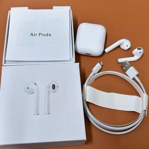 Wireless Earbuds with Charging Case - White